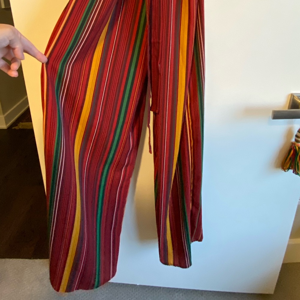 STRIPED ROMPER - SZ L - Picture 2 of 4